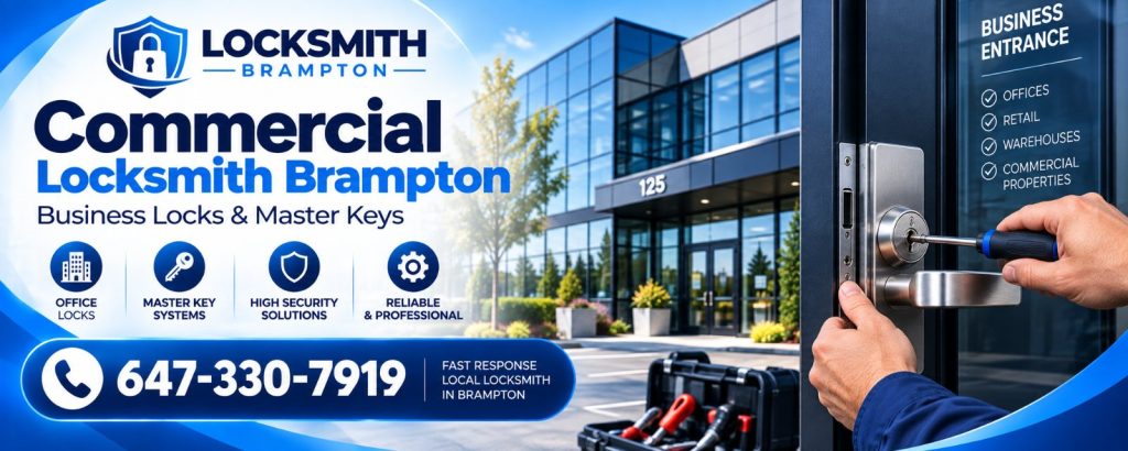 Business Lock Security Checklist for Brampton Shops, Offices and Warehouses